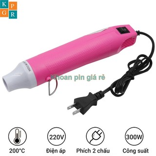 Máy khò nhiệt mini 220v 200°c 300w