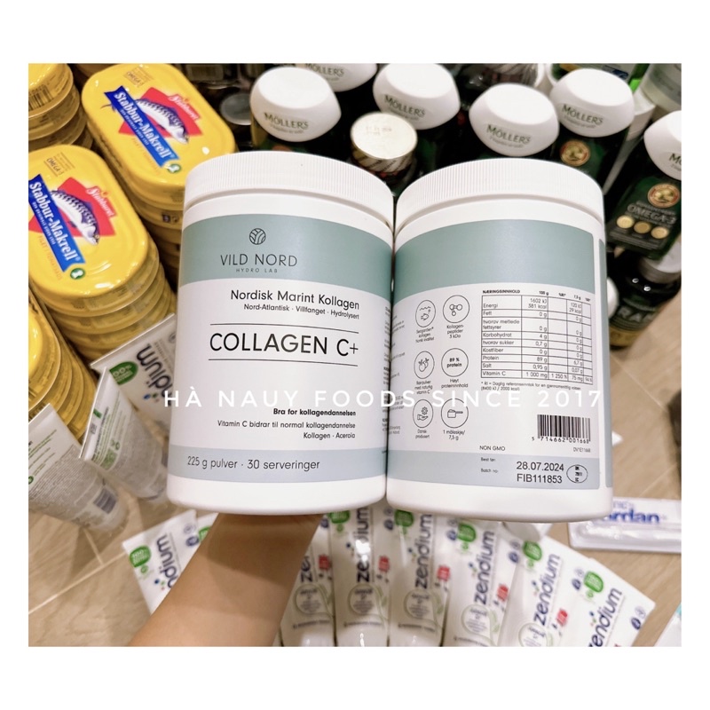 Bột Collagen Thuỷ Phân Da Cá Tuyết Nauy Hộp 225gr