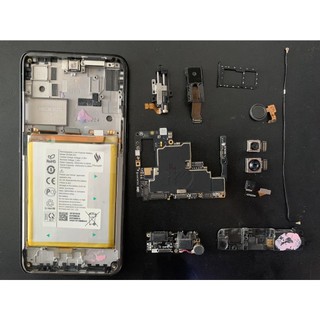 Link kiện bên trong vsmart active 3 v530a, loa ngoài active 3, cáp sạc active 3, vân tay active 3, camera active 3