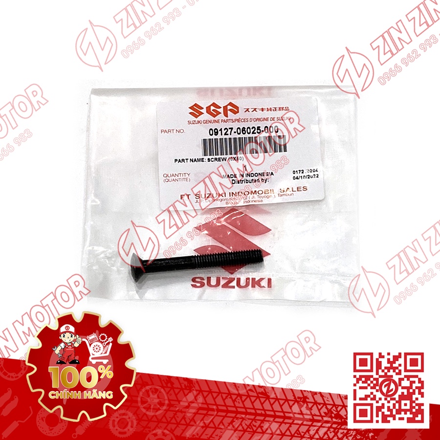 Vỏ Gù , Ốc , Vít Bắt Đầu Tay Lái 6x50 GSX R150 , GSX S150 56278-32J10-000 , 09127-06025-000 Chính Hãng