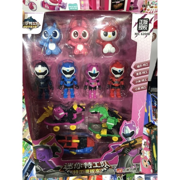 Đồ Chơi Mô Hình MINIFORCE Bộ Miniset Biệt Đội Siêu Nhân Nhí