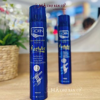 Keo xịt tóc glorin - restyles fashion hair spray 420ml
