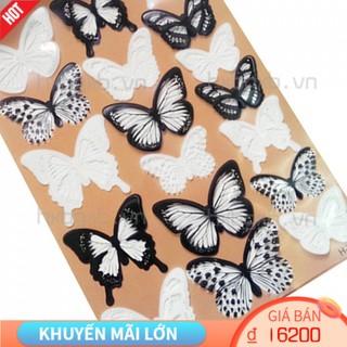 Miếng Dán Tường Trang Trí Hình Bướm 3d Độc Đáo