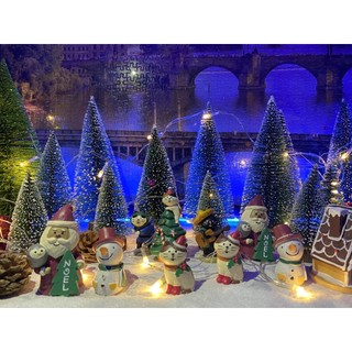 Cây thông mini để bàn trang trí Noel