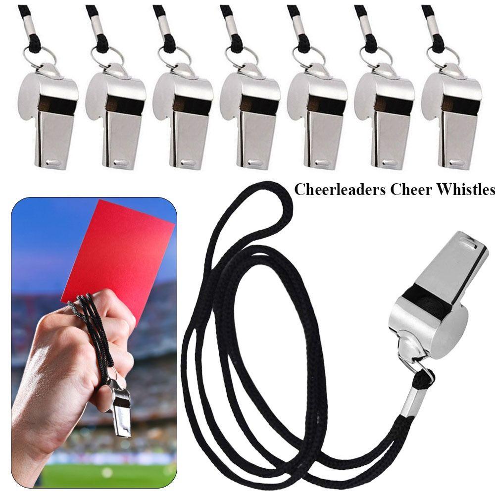 LET Set 2 Còi Thổi Bằng Thép Không Gỉ Màu Đen