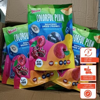 Ô mai trái cây ngũ vị weisiel colorful plum 408g