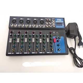 [BH 12 THÁNG]Bàn mixer yamaha F7 USB có kết nối bluetooth - bàn mixer mini - mixer yamaha 7 line