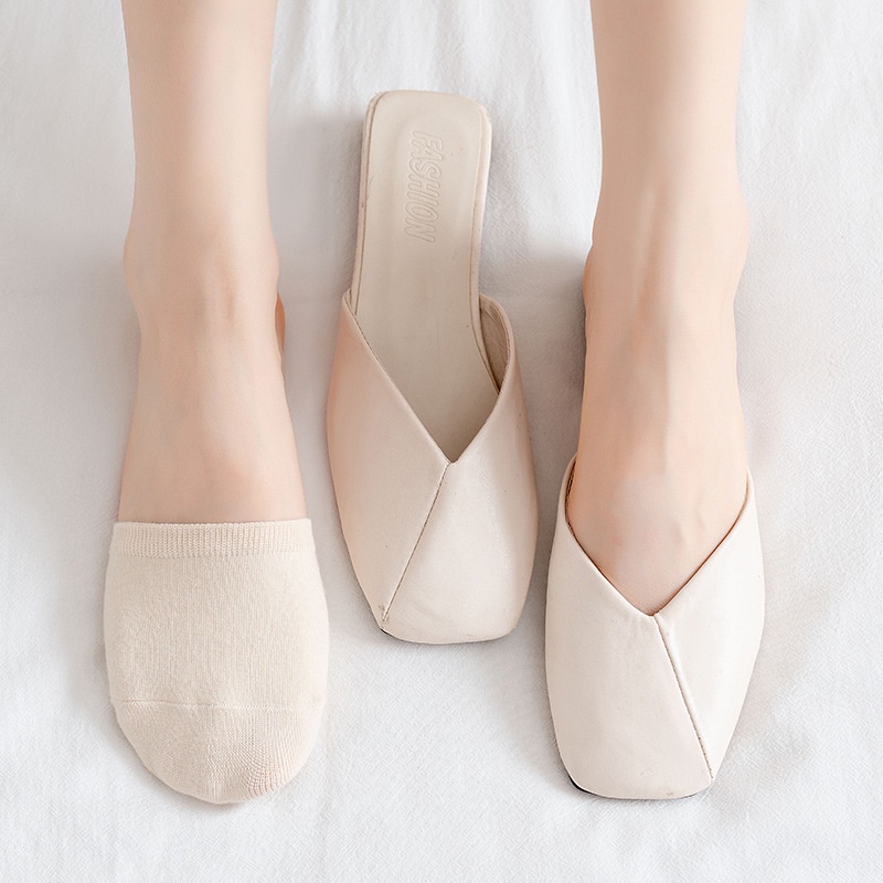 1 Đôi Tất Chân Cổ Thấp Chống Trượt Thời Trang Mùa Hè Cho Nữ JP5