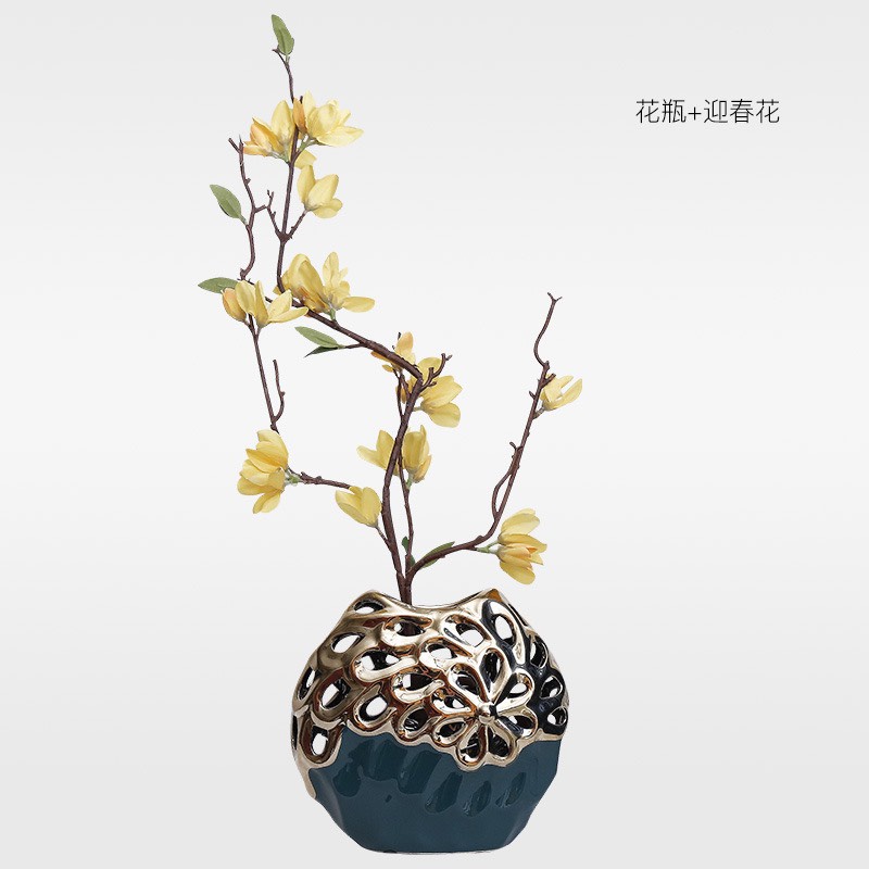 BÌNH GỐM SỨ HOA TRANG TRÍ TẾT LÀM QUÀ TẶNG TÂN GIA