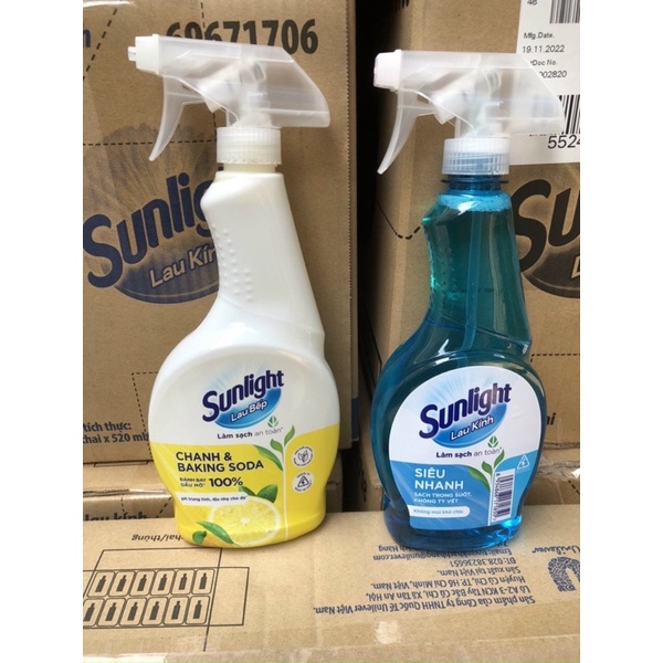 SUNLIGHT Nước Xịt Vệ Sinh Nhà Cửa Lau Bếp 500ml Lau Đa Năng 500ml Lau Kính