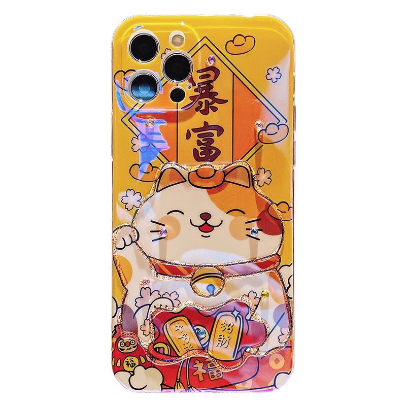 Ốp điện thoại mềm họa tiết mèo hoạt hình thích hợp cho iPhone 13 13ProMax 11 11ProMax XR XS X 12 14 14Pro Max