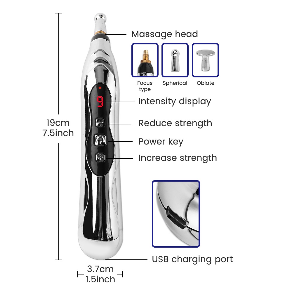 Bút massage xung điện SALORIE sạc USB