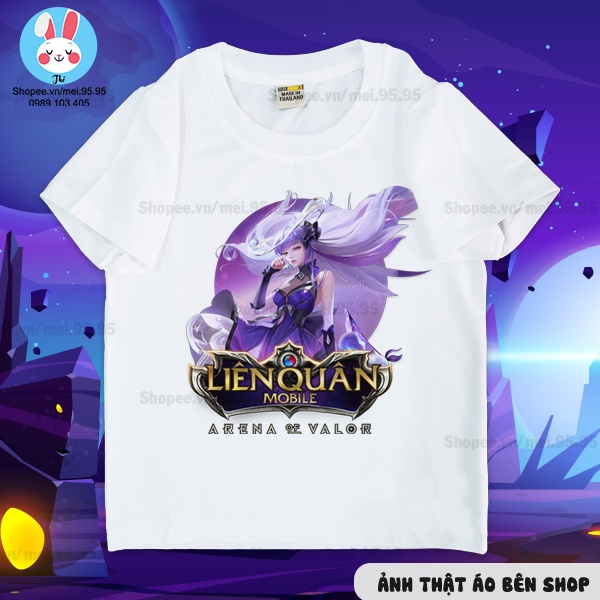 Áo thun liên quân Wave, áo phông liên quân cực chất điêu thuyền wave, yena wave,lili wave,sinestrea wave