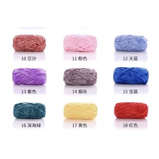 Len nhung Chenille siêu mềm mịn