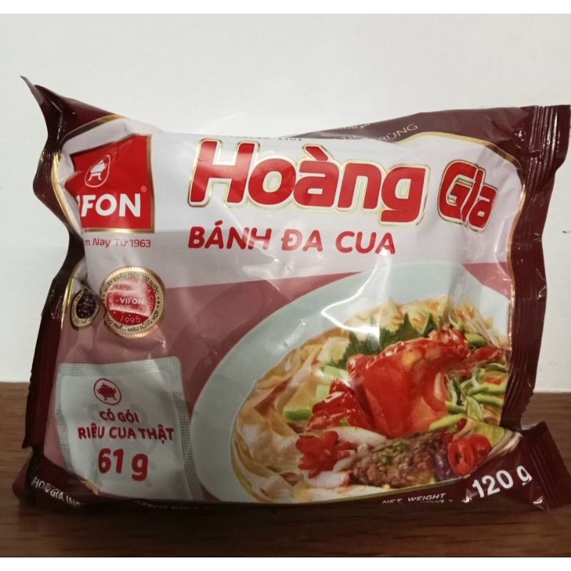 VIFON Bánh Đa Cua Hoàng Gia (thùng 18 gói*120g)