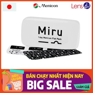 Lens trong suốt cận MIRU Menicon 1 ngày made in Japan (1 chiếc)