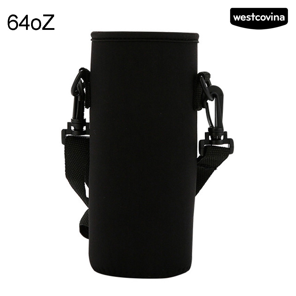 [WEST]⚘Vỏ Bọc Bình Nước Cách Nhiệt Kèm Dây Đeo Tiện Dụng