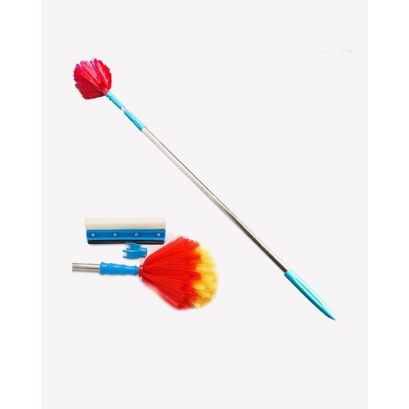 [3IN1] Cây Quét Mạng Nhện Quét Trần Nhà 3 Trong 1 Dài 2.8m Cán Inox Siêu Bền