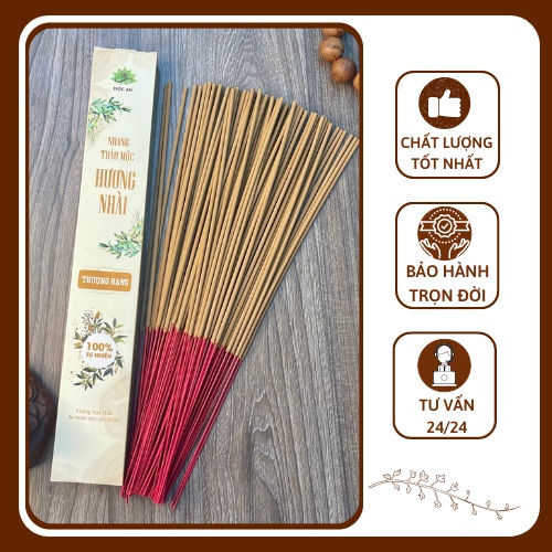 Nhang sạch thảo mộc hương sạch tự nhiên không hóa chất Mộc An hương nhài hương bách xanh hương sả