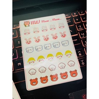 sticker đáng yêu!!🐥🐣 dán sổ tay