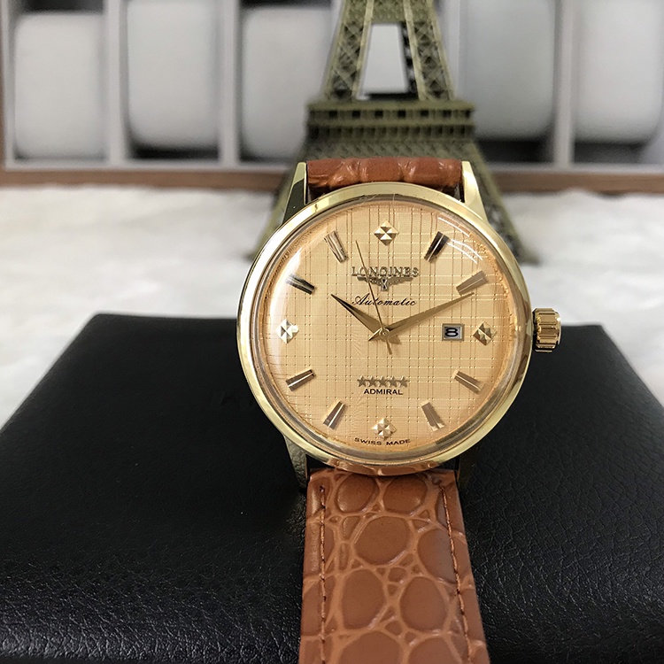 Đồng hồ Nam Longgines 5sao , LG05 Dây da cao cấp, kim chôi Mặt Sapphire chống xước, chống nước thẻ bảo hành 12 tháng