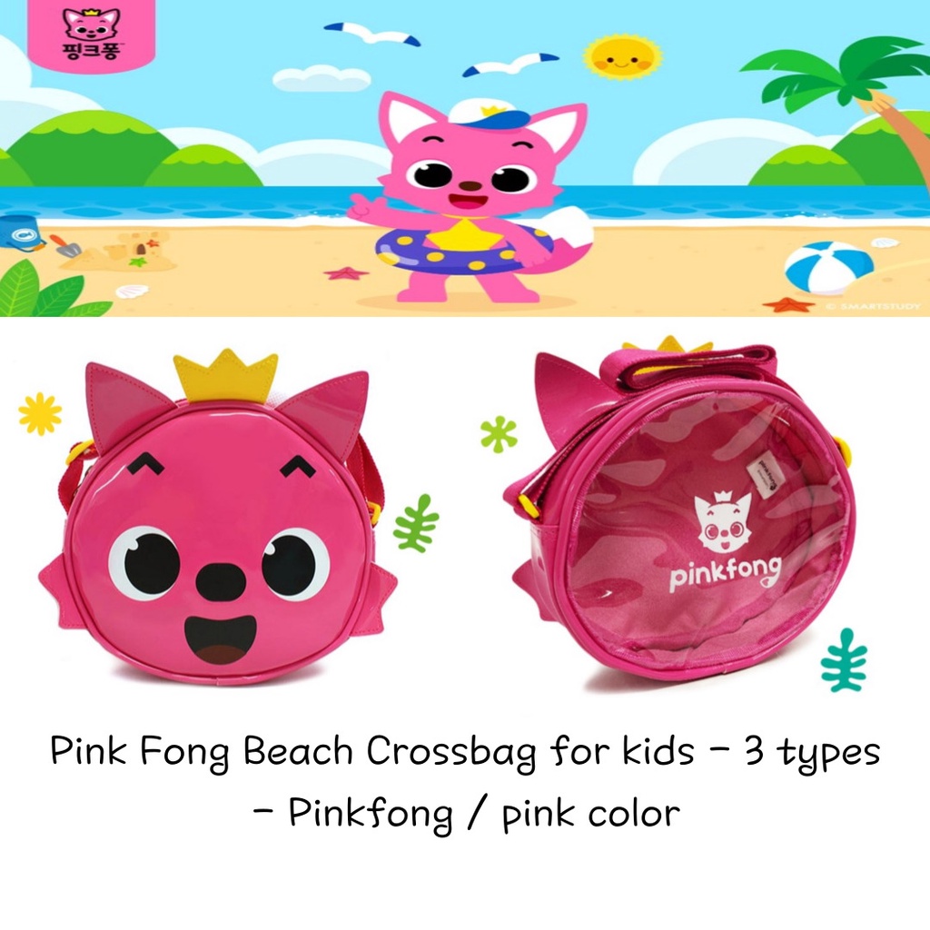 Túi Đeo Chéo Đi Biển Bọt Màu Hồng Cho Trẻ Em - 3 Loại