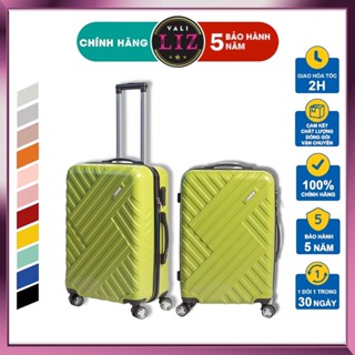  Vali kéo du lịch Giá Rẻ Size 20 xách tay Size 24 Ký gửi  Sọc chéo Chống va đập  - Bảo hành 12 tháng MS833 
