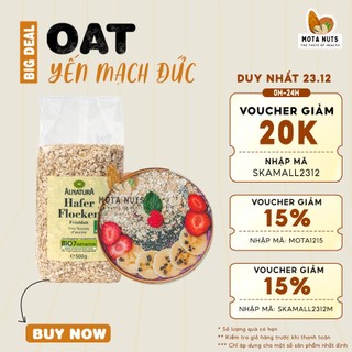 Yến mạch Hafer Flocken Cán vỡ Cán dẹt 500gr
