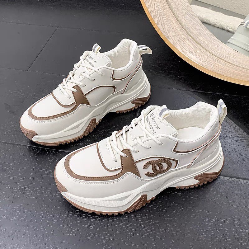 Giày sneaker độn đế ChaneI viền