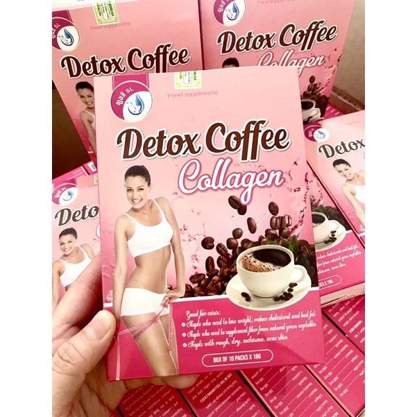 Combo 3 Hộp Cà Phê Detox Collagen Giảm Cân Đẹp Da An Toàn Hiệu Quả