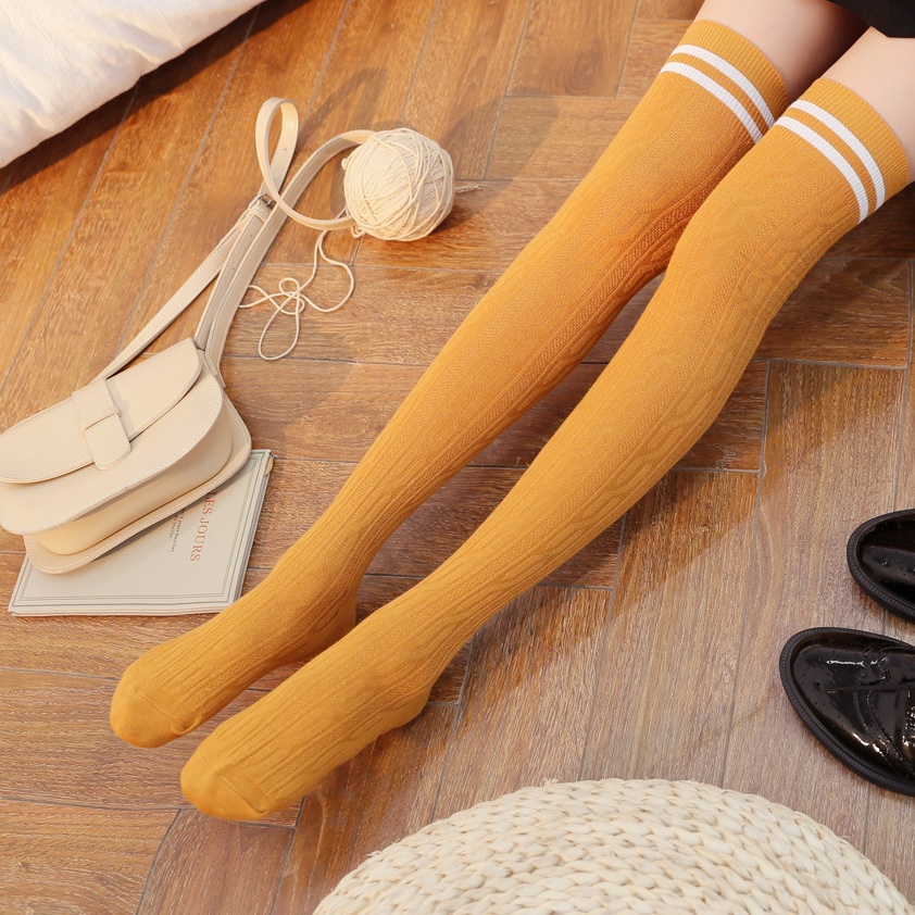 Tất golf nữ qua gối - Tất golf nữ dày dặn, co giãn