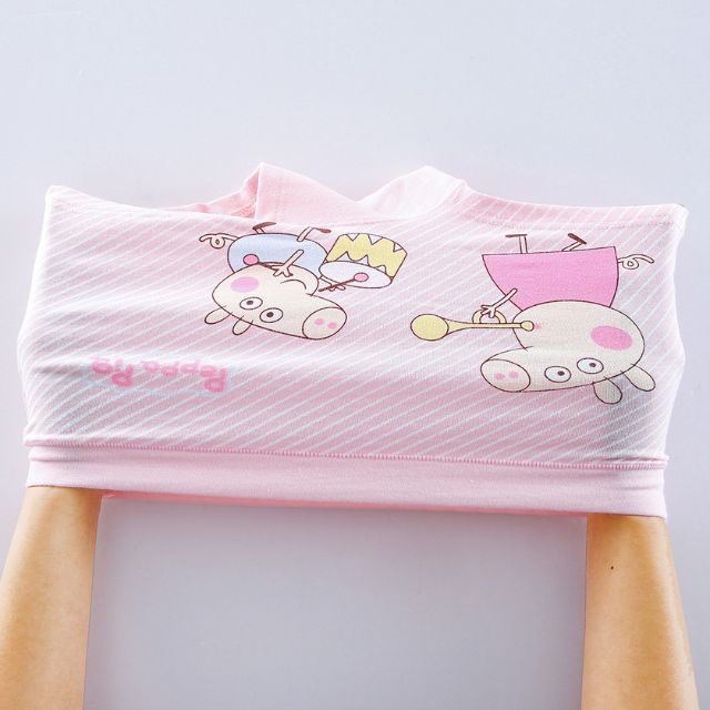 Combo 4 chiếc quần chíp đùi cho bé gái, quần lót hoạt hình chất liệu cotton, sịp bé gái