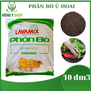 Túi 10dm3 ~ 2kg Phân Bò Hữu Cơ LAVAMIX - Phân Bón đã qua xử lý Tiện Lợi, Không Mùi Hôi