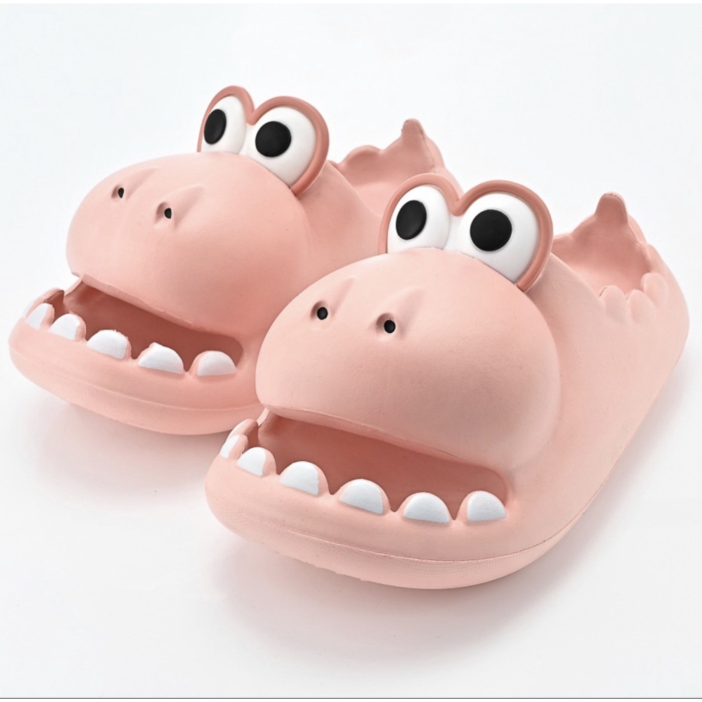 Dép quai ngang cá sấu,dép hà mã, cá xấu há miệng mắt to cho người lớn siêu cute phong cách Ulzzang Mã 19