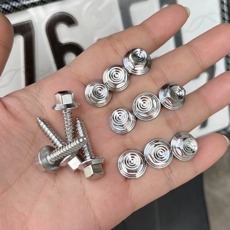 Ốc 5li23 răng xoắn gắn bô e/ Pô Air Vario AB inox304