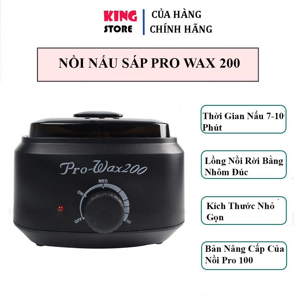 Nồi Nấu Sáp Wax Lông Chuyên Dụng Nâng Cấp Pro 200, Hàng Cao Cấp