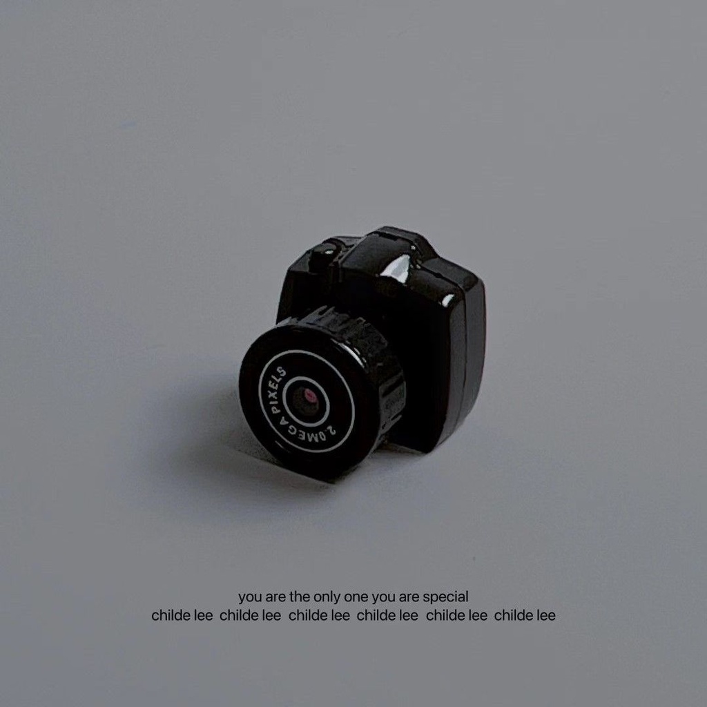 Dây Chuyền Có Thể Chụp Ảnh!Móc Khóa Hình Camera Hd Xinh Xắn Đáng Yêu