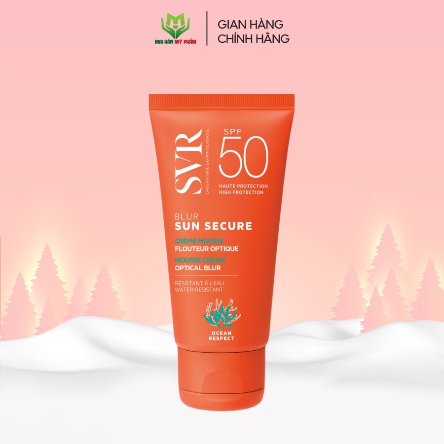 Kem chống nắng che khuyết điểm SVR Sun Secure Blur SPF 50 50ml