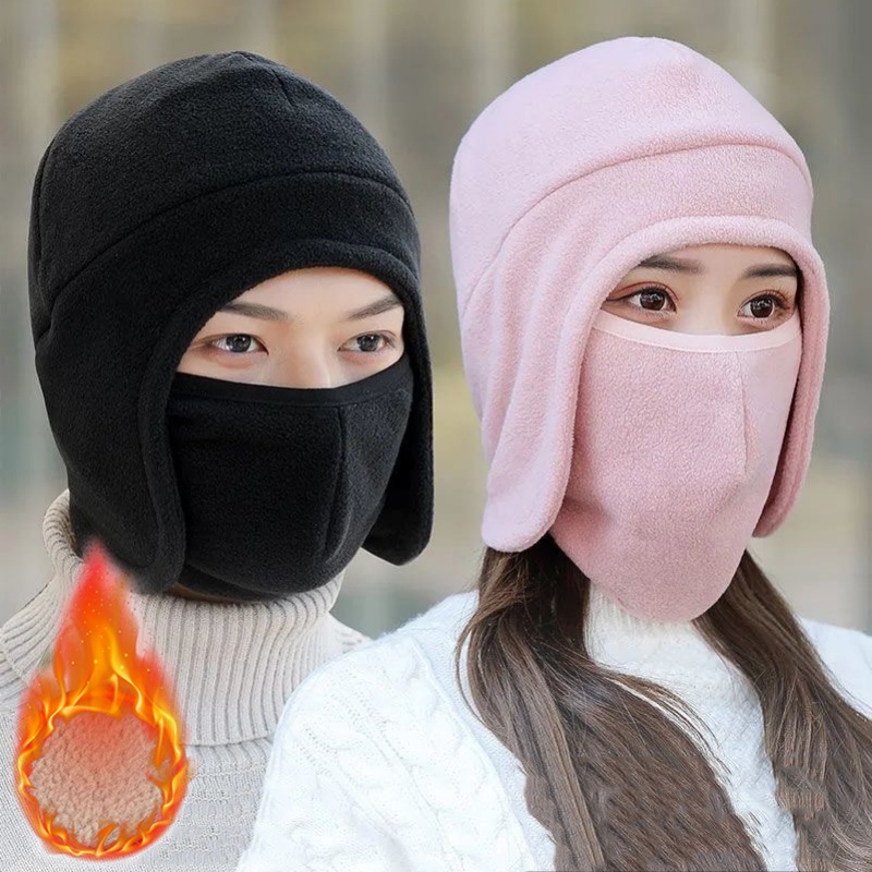 Mũ Trùm Mặt Nạ Lót Mũ Bảo Hiểm Che Phủ Cổ Chống Gió Khi Lái Xe Máy Vào Mùa Đông