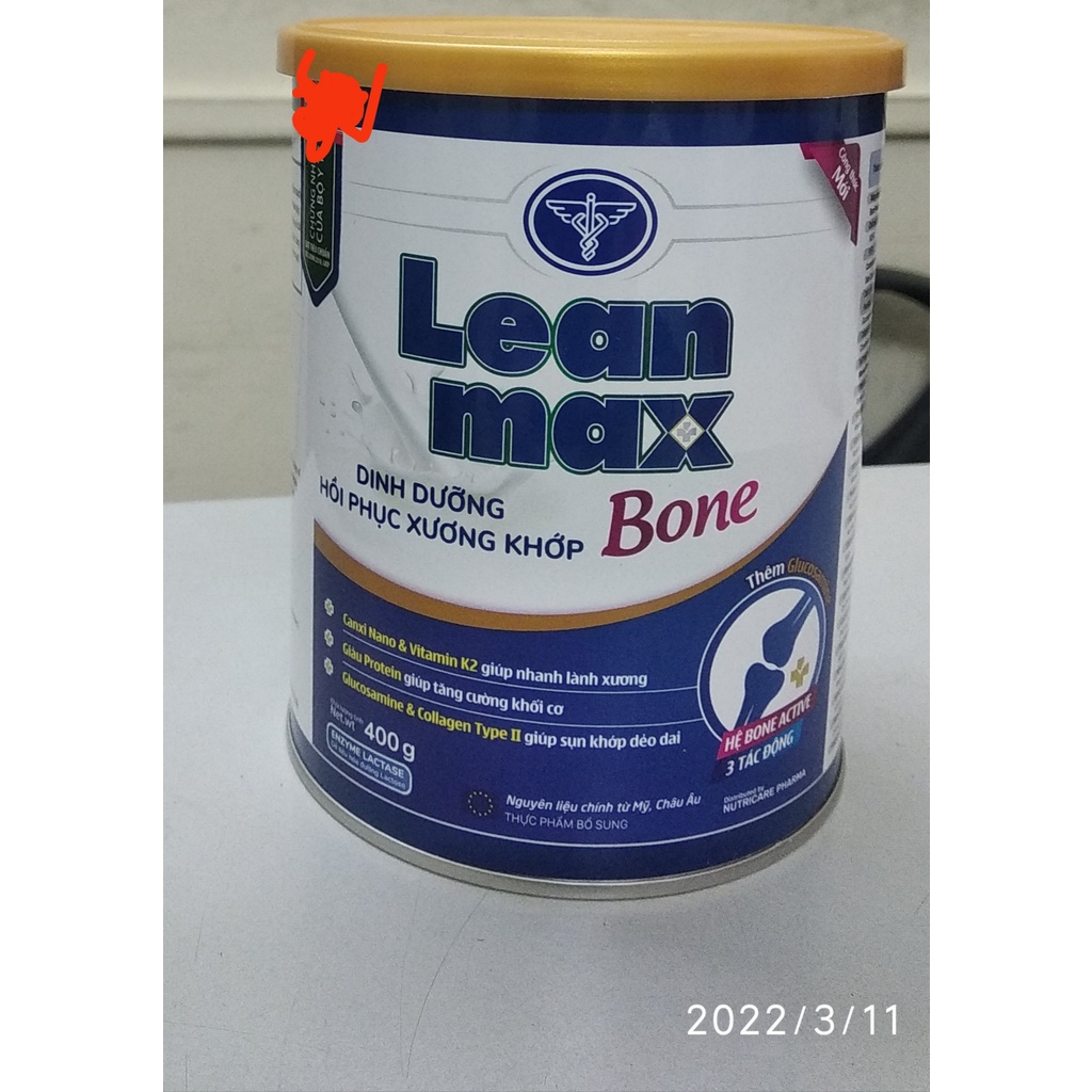 leanmax bone 900g- dinh dưỡng y học cho người loãng xương