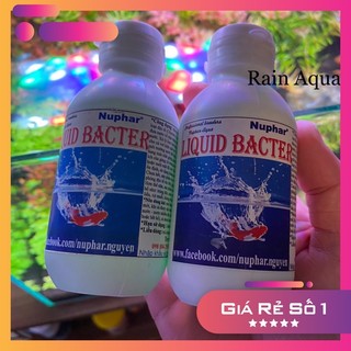 Nuphar liquid bacter - dung dịch chống sốc cá và xử lý nước cho hồ cá cảnh