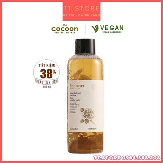 Nước tẩy trang hoa hồng cocoon làm sạch & cấp ẩm 140ml