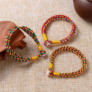 vòng chỉ đỏ ngũ sắc - vòng ngũ sắc tây tạng( sỉ ib shop)