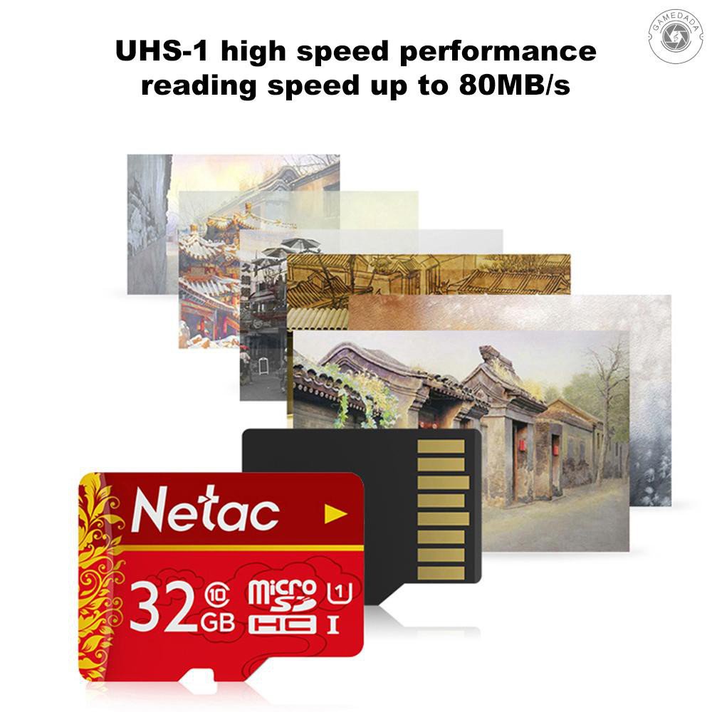 Thẻ Nhớ Netac Micro SD U1 C10 512GB 256GB 128GB TF