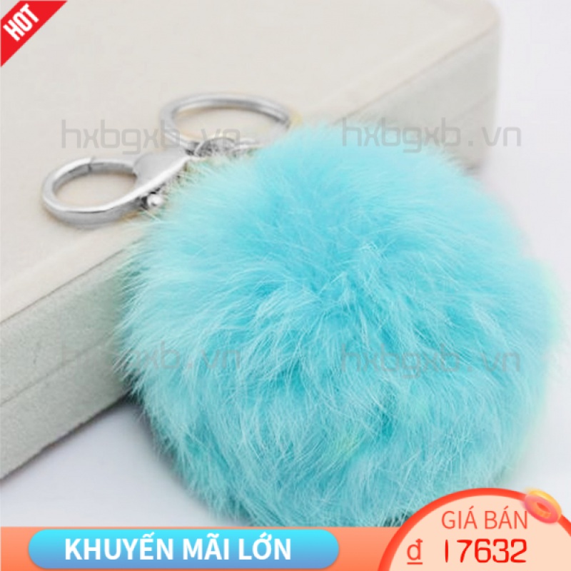 Móc Khoá Lông Xù Kích Thước 8Cm