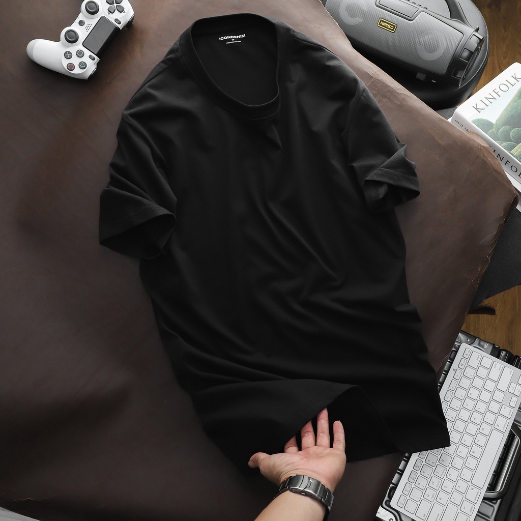 Áo thun nam Basic ICDN Lightweight chất Cotton mềm mại nhẹ thoáng mát - ATID0190