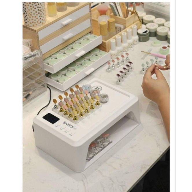 Máy hơ gel SNRQI T8 chính hãng - Máy hơ móng làm nail dụng cụ chuyên dụng