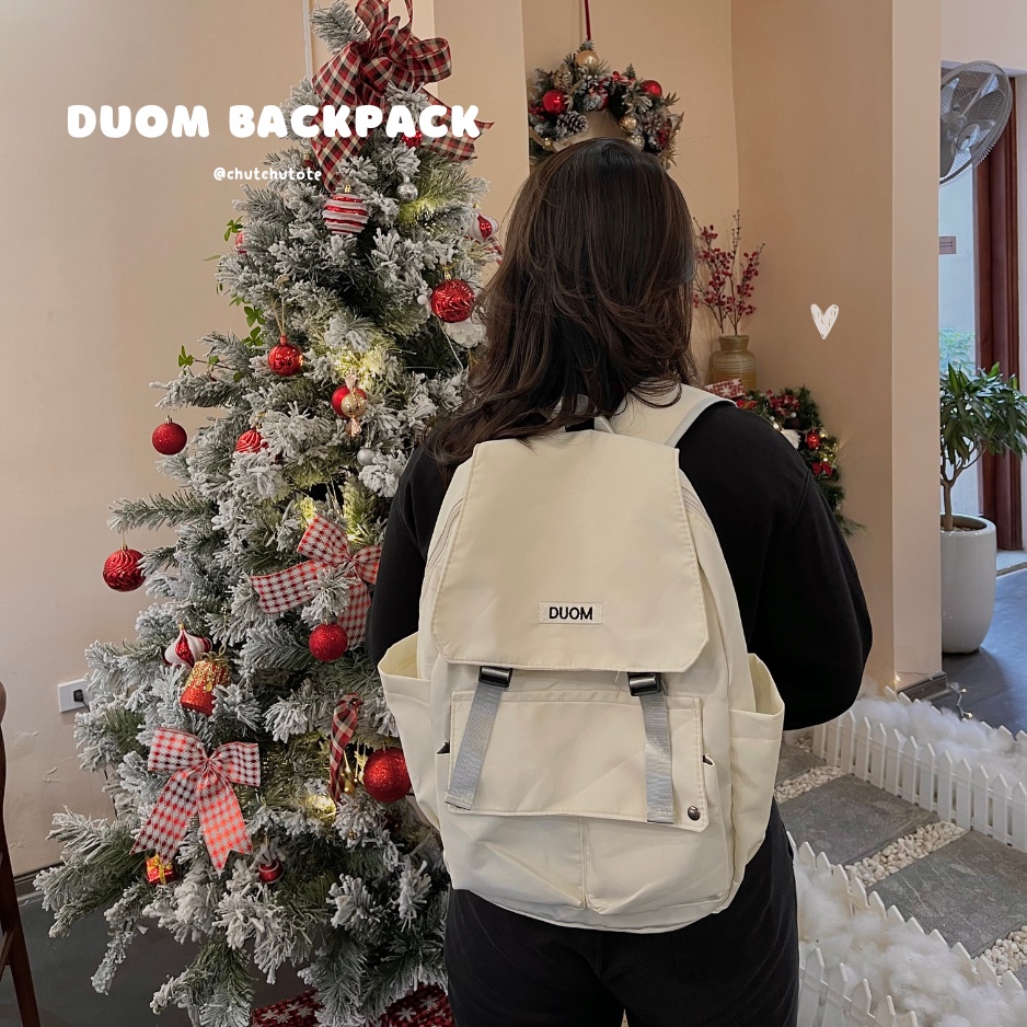 Balo Ulzzang thời trang phong cách năng động unisex, nhiều ngăn tiện lợi, đựng laptop 15.6inch