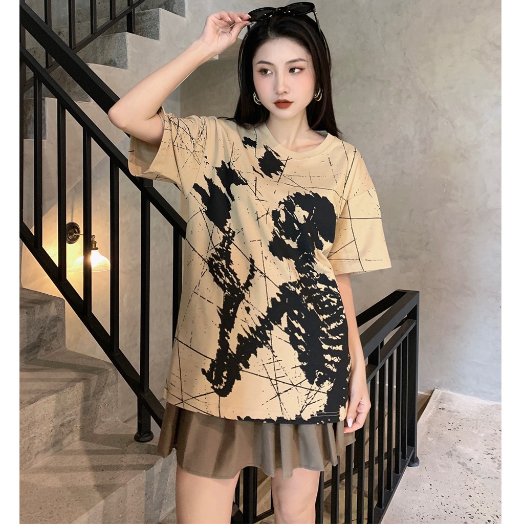 Áo Thun Local Brand Unisex Rohan Form Rộng Nam Nữ Tay Lỡ 100% Cotton Cao Cấp - Smoking Bones Tee | BigBuy360 - bigbuy360.vn