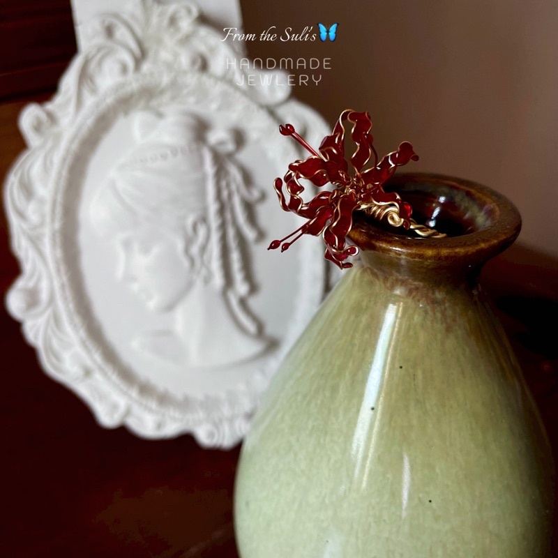 Nhẫn nữ thủ công Bỉ ngạn hoa